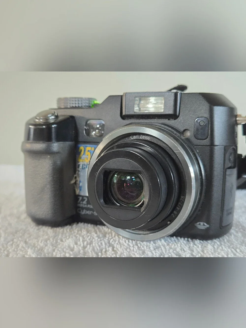 Sony Cyber-Shot DSC-V3 7.2MP Digital Camera Black *TESTED & WORKING*